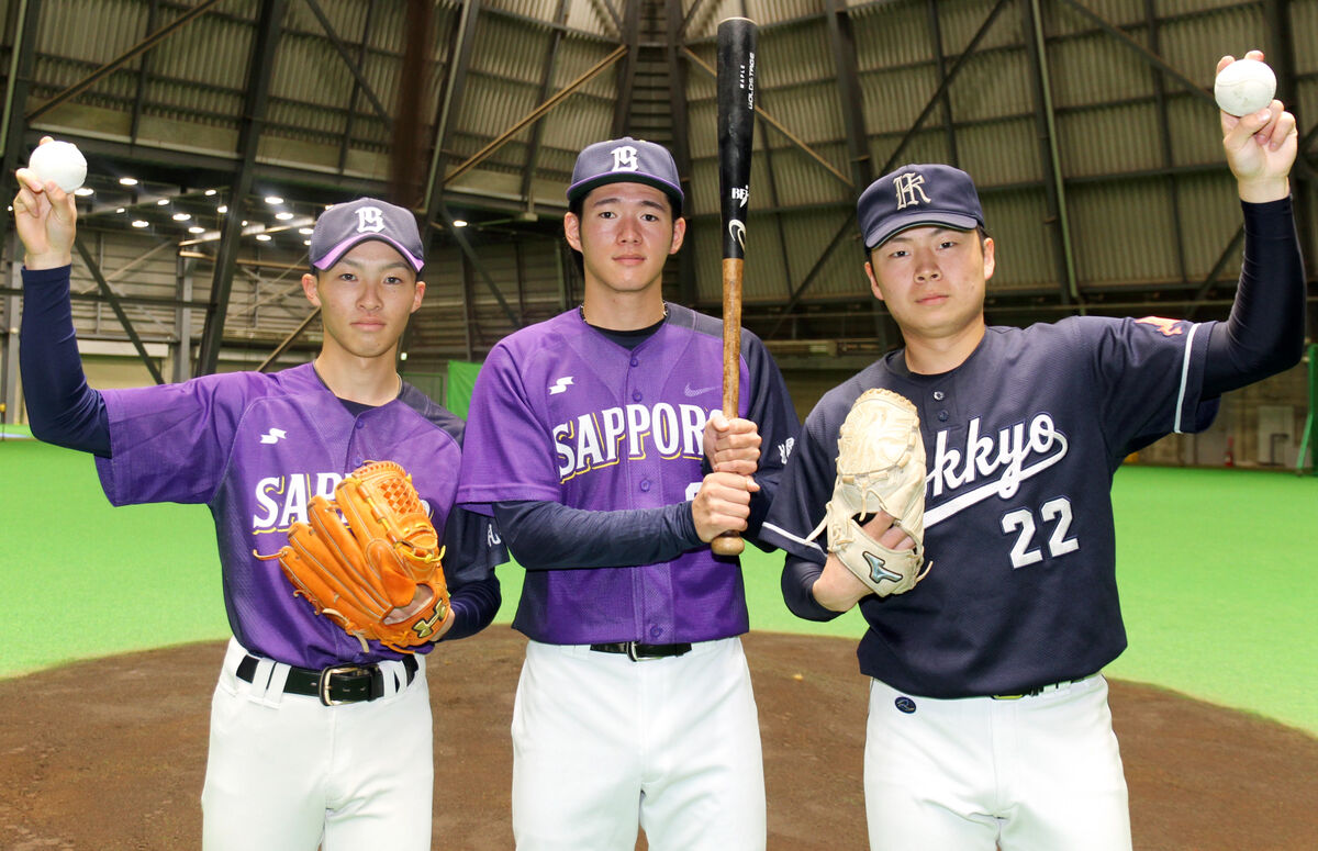 北海道勢トリオが東日本選抜に選出…２１日・全日本大学準硬式野球東西対抗日本一決定戦甲子園大会