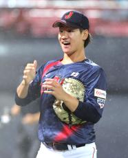 【侍ジャパン】井上温大が中４日で２番手で登板　暴投で１失点