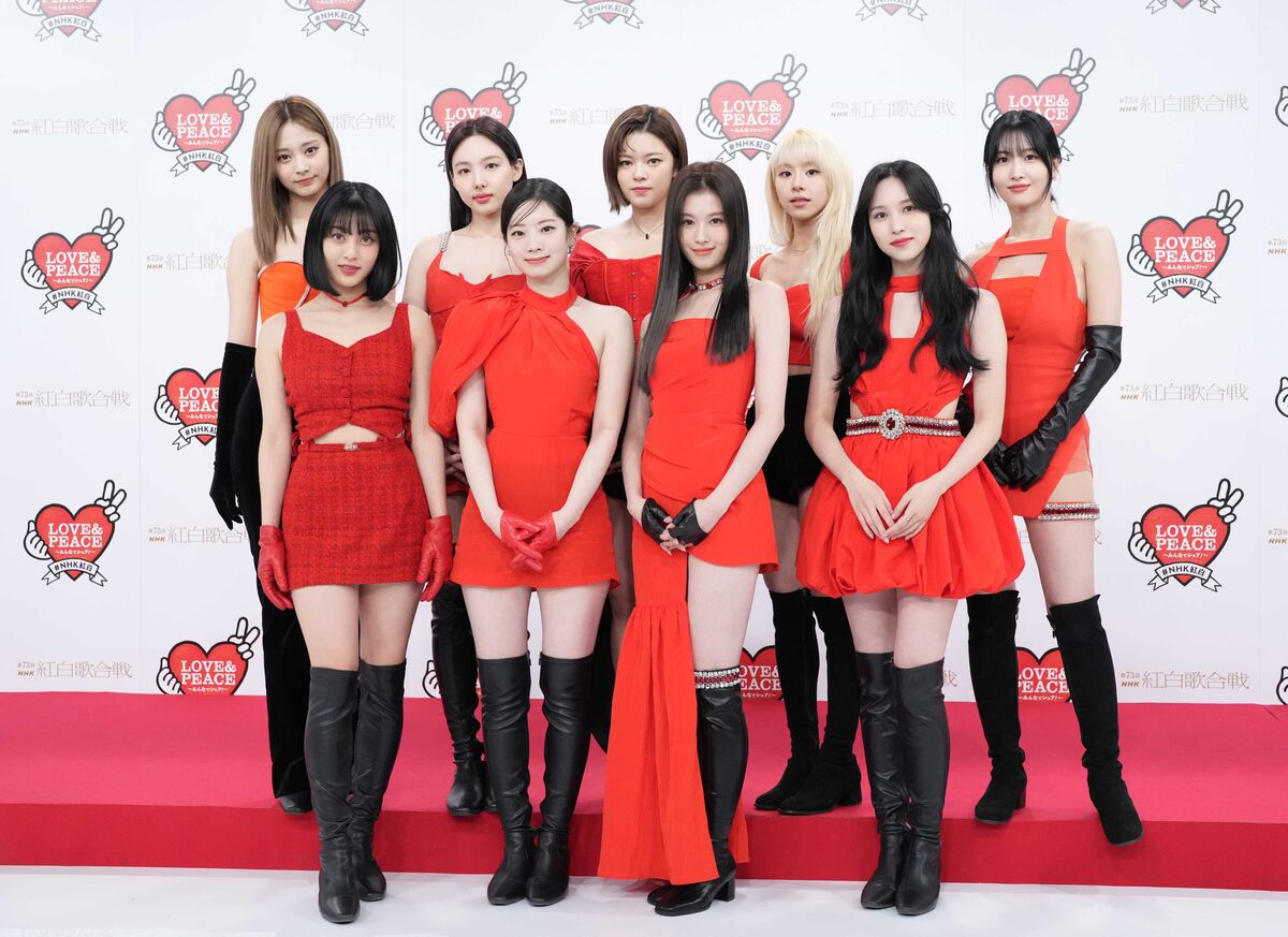 【紅白】韓国の９人組ガールズグループ・ＴＷＩＣＥ　２年ぶり５度目の出場