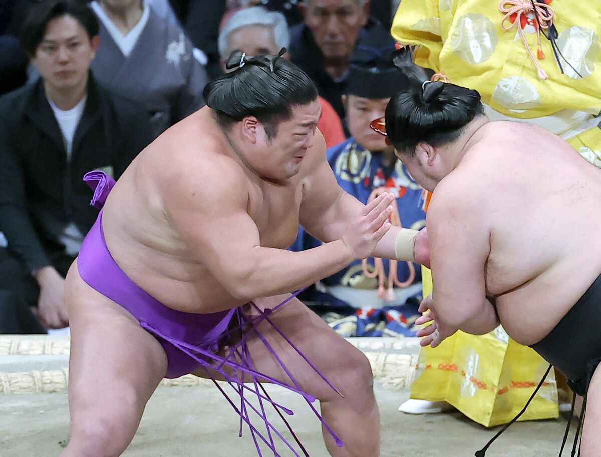 尊富士が勝ち越し　２敗を守り春場所の新入幕優勝の再現期待も「自分の相撲を取るだけ」