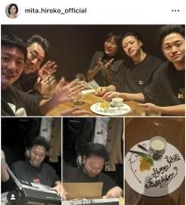 三田寛子、「ようやく」家族５人集合！次男・福之助の２７歳誕生日を祝福「おしゃべりが止まりませんでした」