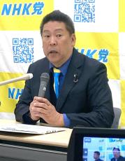 Ｎ党・立花孝志党首、南あわじ市長選挙出馬を正式表明　辞職の兵庫県議らには「泣き言言うな」