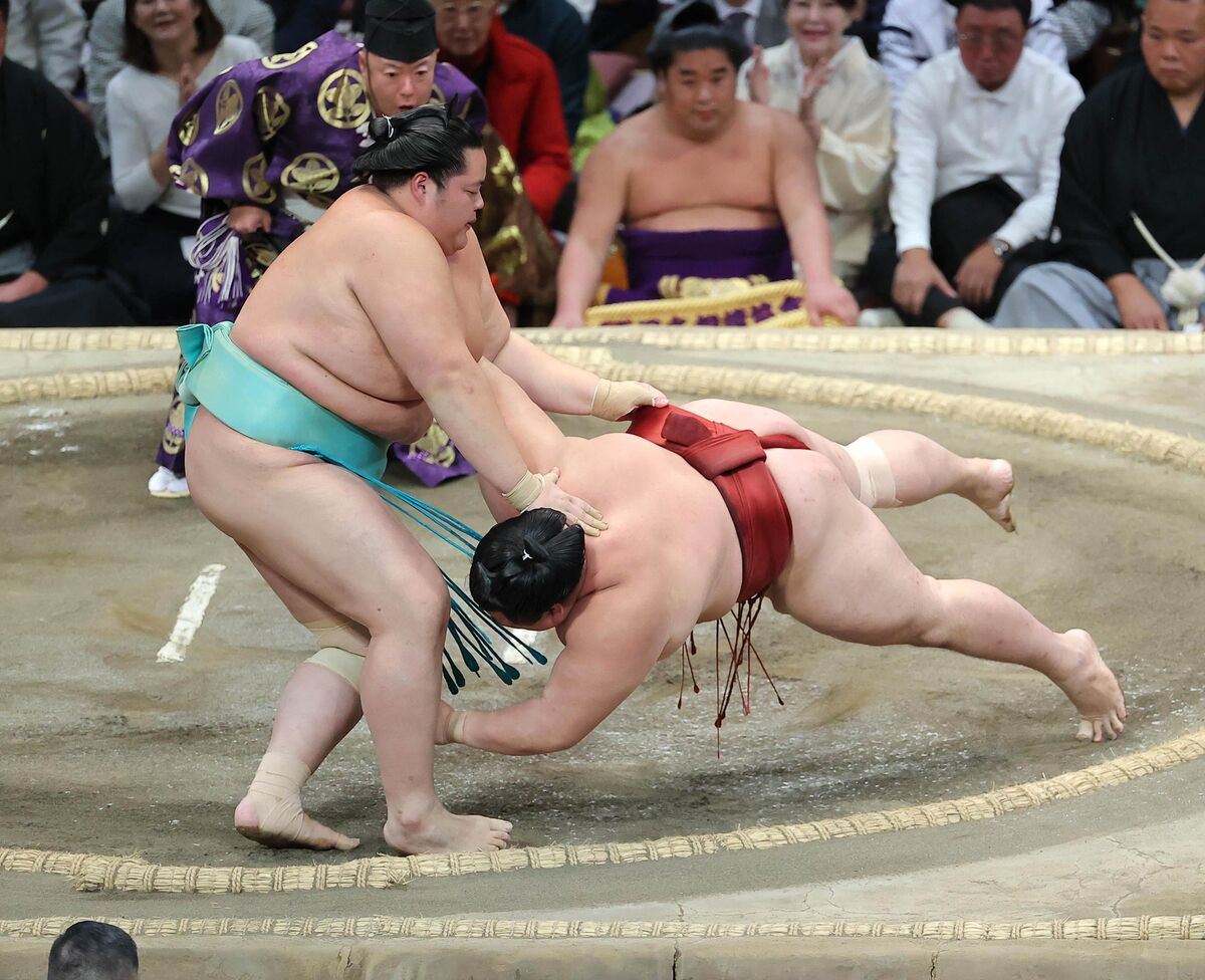 優勝争いは琴桜と豊昇龍、事実上２人に絞られる　ともに勝ち、１敗で首位を守る