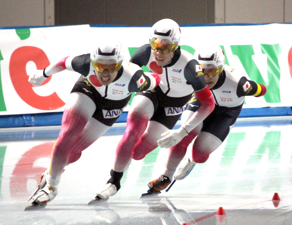 Ｗ杯長野・男子追い抜き　日本は初戦でＢクラス１位　２６年ミラノ五輪へ手応え　土屋「上位を狙える種目」