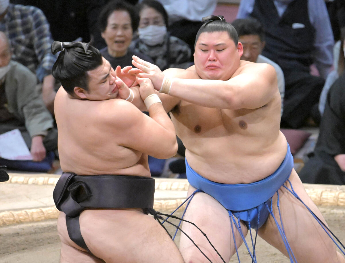 関脇・霧島は大関・大の里に完敗で９敗目　再大関取りから一転、来場所の三役残留は厳しい状況「これが今の自分の力」