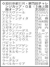 【チャレンジカップ展望】３歳馬ダノンエアズロックの一発に期待　実績馬も多く好カード