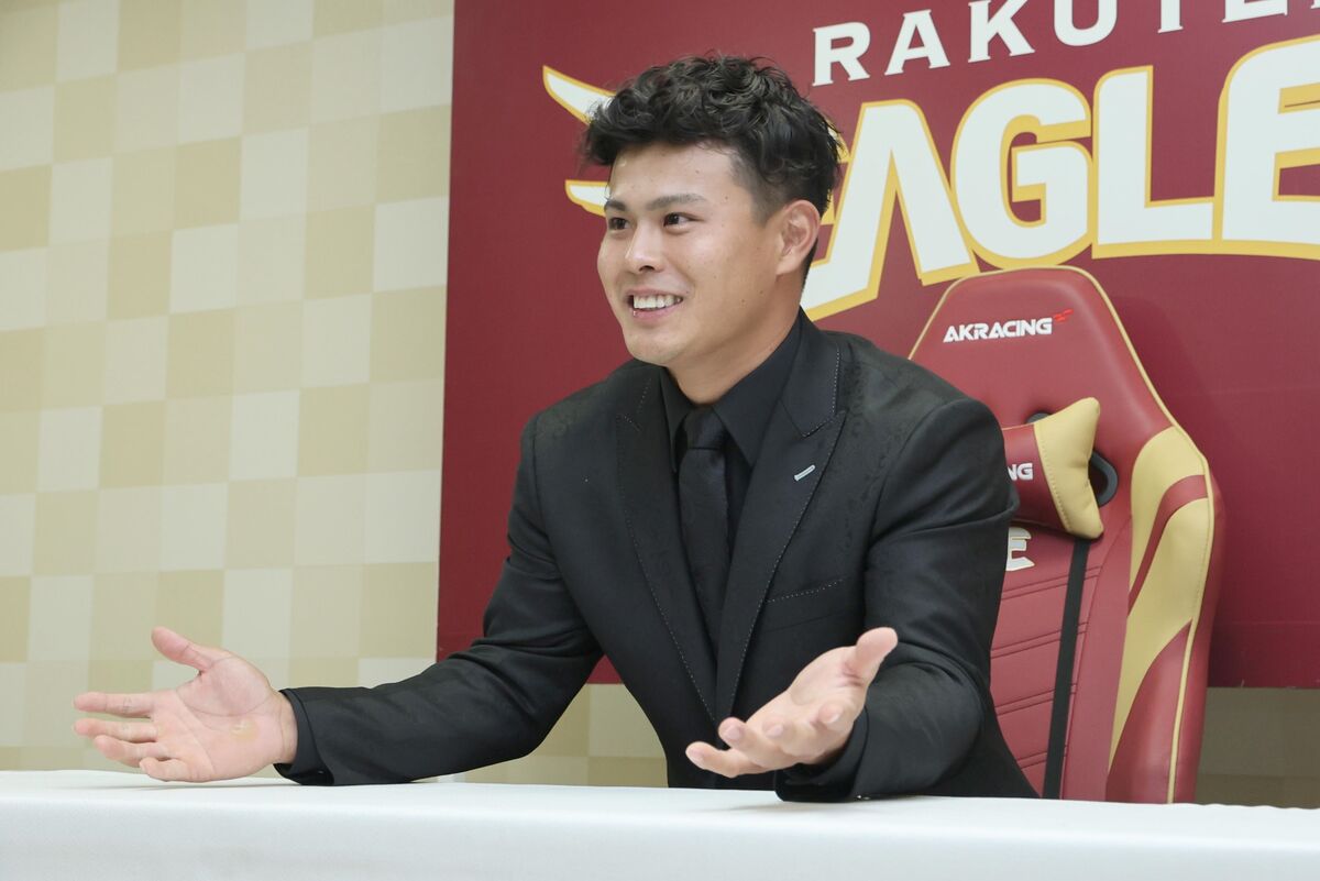 【楽天】山崎剛が４００万円減の２０００万円でサイン　５試合のみの出場も「人生においてはプラス」