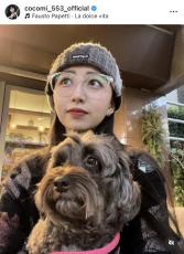 Ｃｏｃｏｍｉ、「キョロキョロ２人で外見てました」愛犬と過ごしたまったりプラベショット披露！