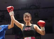 元女子日本王者・鈴木なな子が移籍初戦でＴＫＯ勝ち 「試合を見たいと思われる選手になりたい」