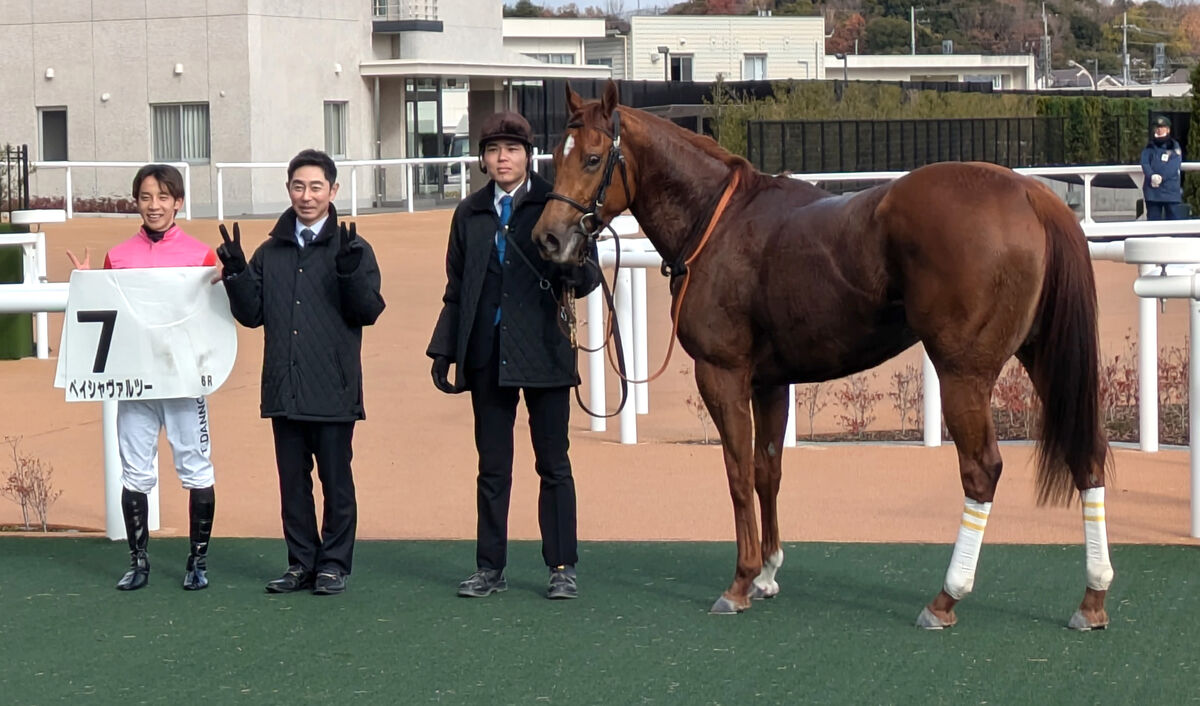 【京都６Ｒ・２歳新馬】ペイシャヴァルツーが９馬身差の圧倒　オーヴァルエース産駒はＪＲＡ初勝利