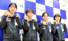 卓球　日本協会がアジア選手権金メダルの張本智和、美和、平野美宇、伊藤美誠、早田ひな、大藤沙月、横井咲桜に１００万円の報奨金