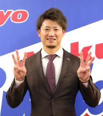 【ヤクルト】西川遥輝が１７００万円増の３３００万円でサイン　３３歳になる来季は「３３盗塁したい」