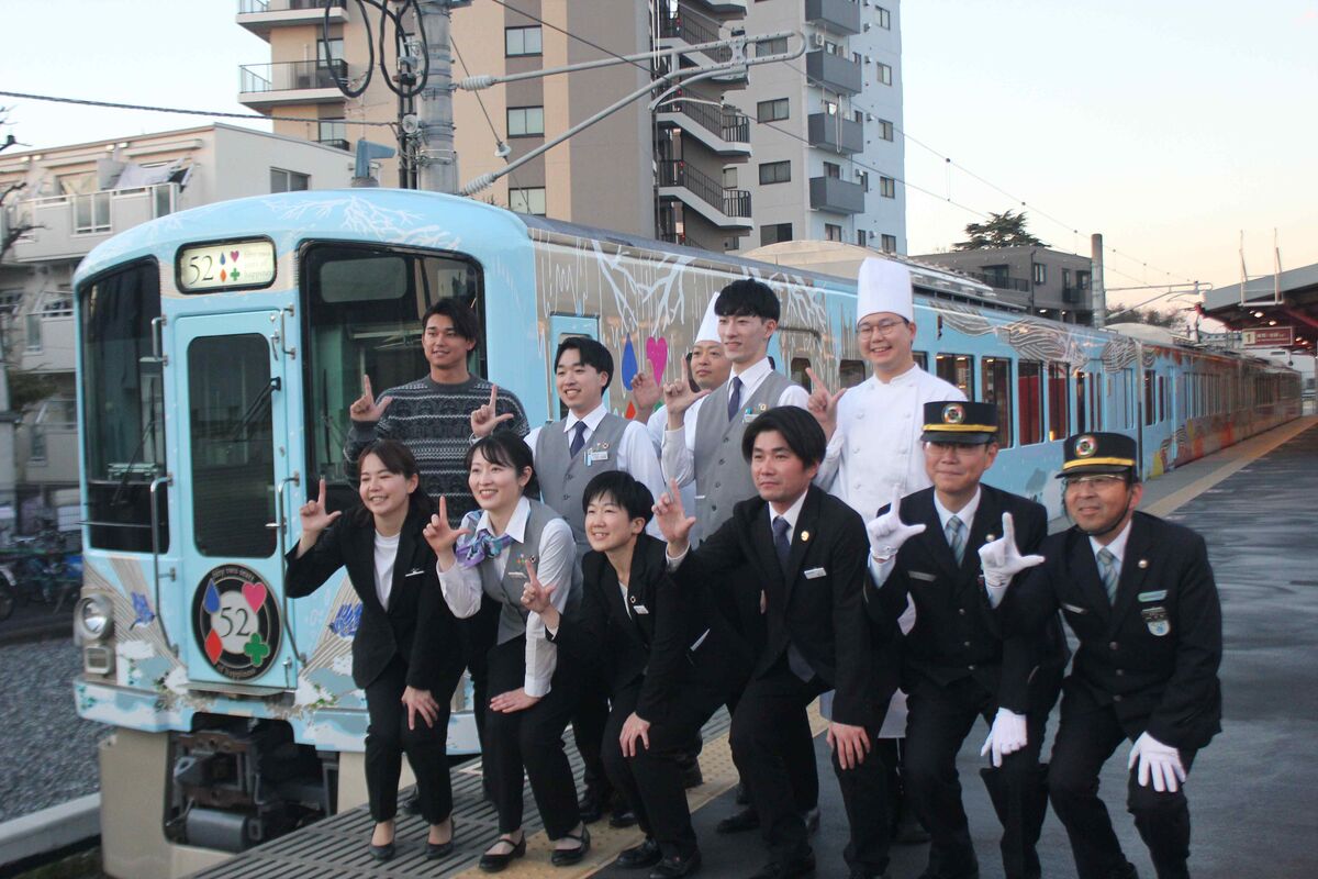 【西武】西川愛也がレストラン列車「５２席の至福」の旅でファンと交流