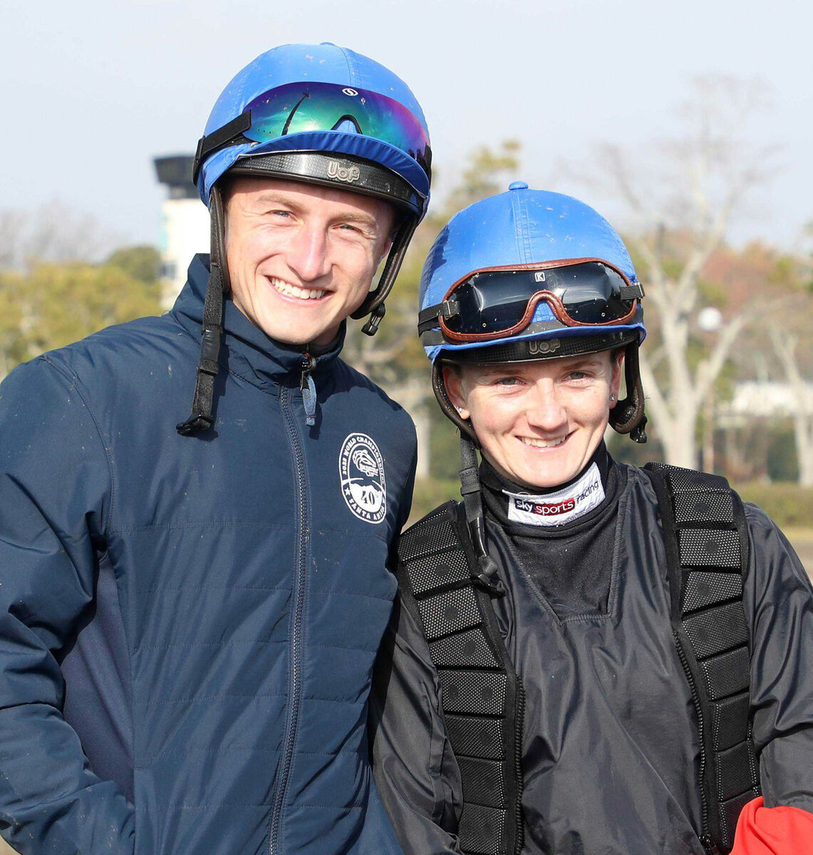 マーカンド騎手＆Ｈドイル騎手の夫妻が競馬学校で熱心に指導　生徒たちは「親切な２人を大好きに」