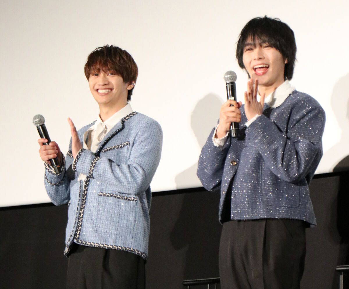 なにわ男子・大西流星＆藤原丈一郎、ご長寿アニメ声優仲間入りに感激「忍たま愛１００％で…」「涙腺崩壊」