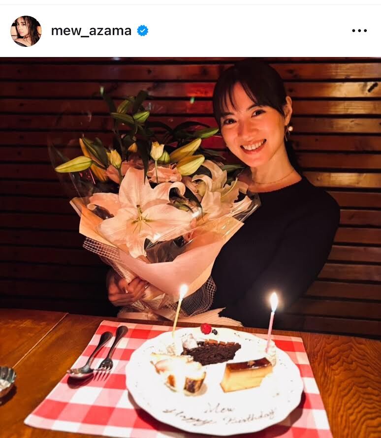 安座間美優、花束を手に誕生日を報告！“セーラー戦士”からも「素敵な一年になりますように．．．」と祝福の声