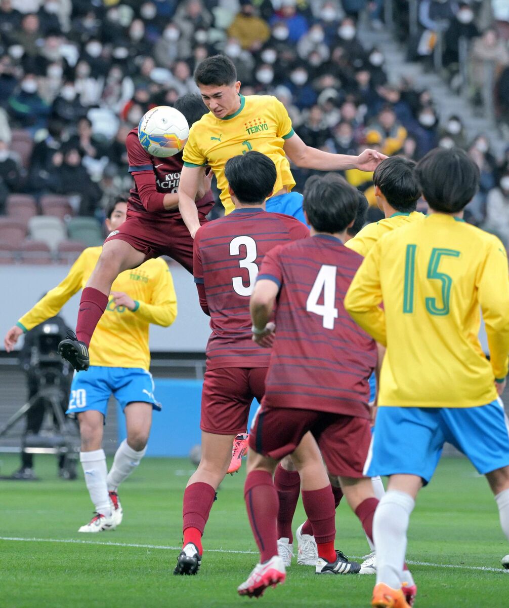 全国高校サッカー選手権が開幕　１５大会ぶり出場の帝京が京都橘に勝利　途中出場のＦＷ宮本周征が決勝点