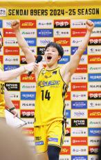 Ｂ１仙台８９ＥＲＳがホーム１１戦ぶり勝利…青木保憲主将「勝てない中でも応援してくれて本当に感謝」