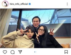 「実家でゆっくり」マイファスＨｉｒｏ＆山本舞香夫妻の家族写真に「日本一ビッグで素敵」の声