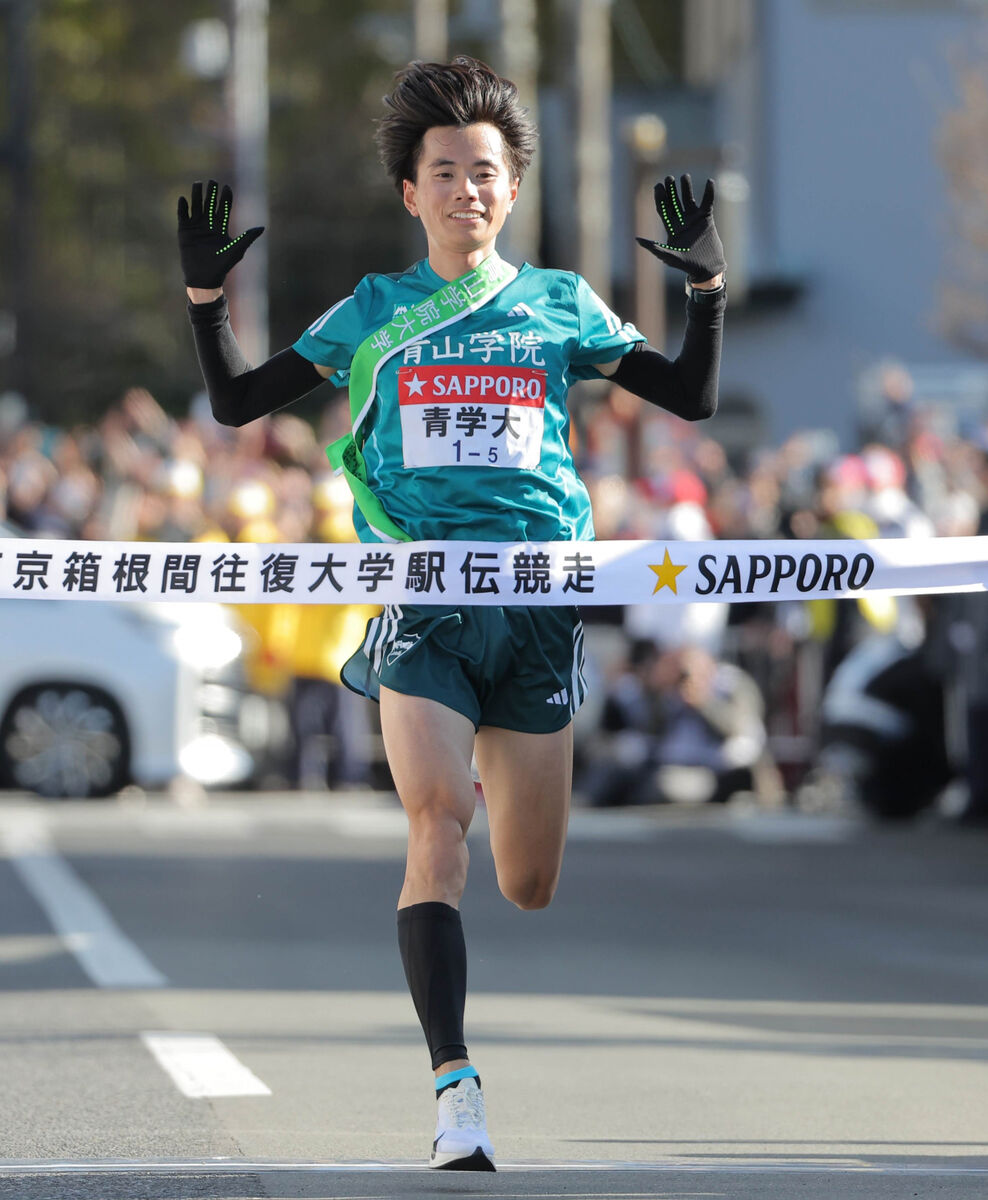 【箱根駅伝】青学大が２年連続７度目の往路Ｖ　４区「太田劇場」から５区「若乃神」で大逆転！総合連覇に王手