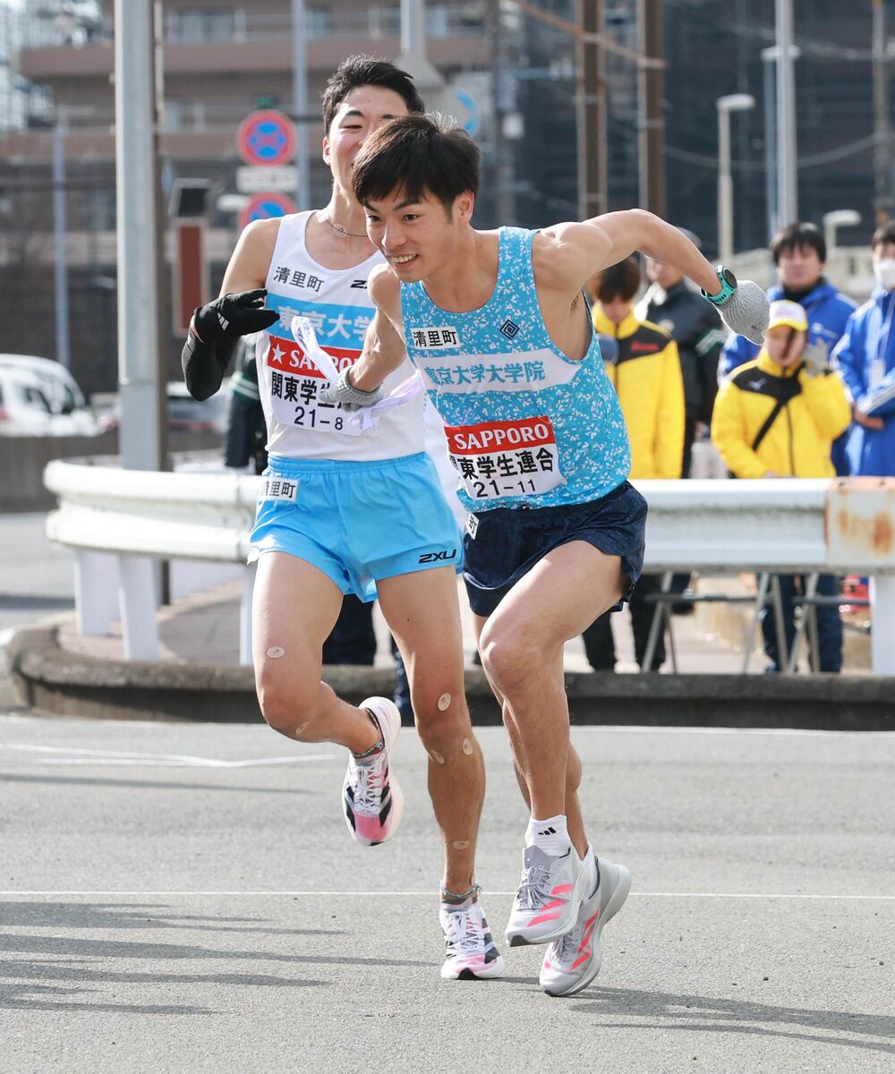 【箱根駅伝】学生連合は８区→９区で赤門リレーが実現　２９歳大学院生に３年生がタスキ託す「赤門リレーとかマジか！熱い！」