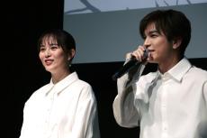 比嘉愛未、初共演で恋人役の岩田剛典と意気投合「清潔感がとてもあるので、エプロンが似合う。日本一だと思います」