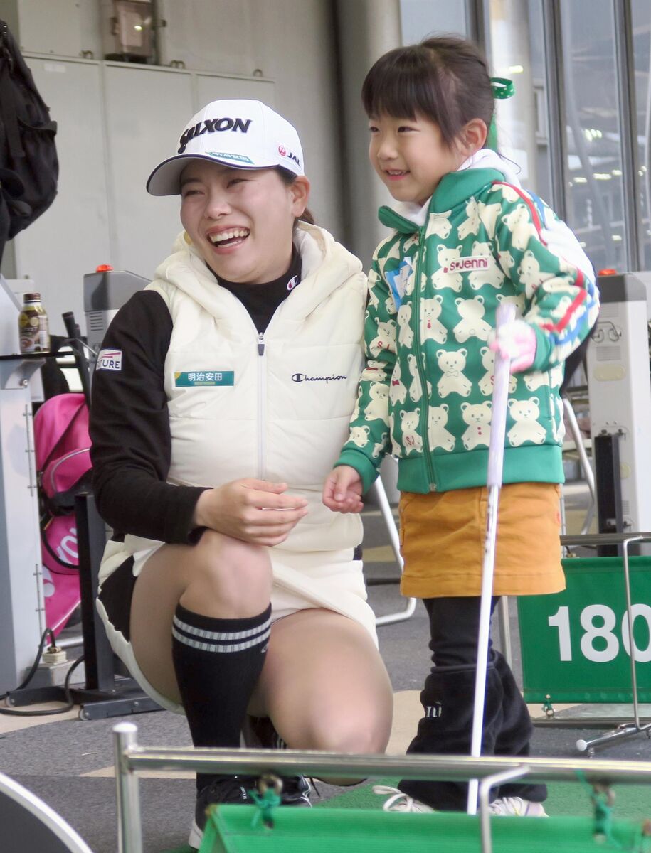 勝みなみ、おみくじは「大吉」　米ツアー３年目の目標は「優勝。１勝すればどんどん勝てる気がする」