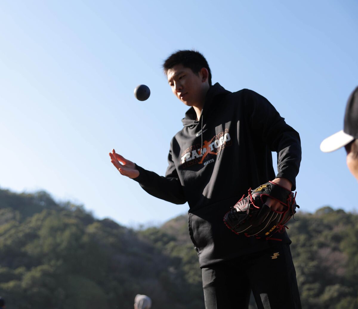 【巨人】戸郷翔征が自主トレ公開　「自分の殻も壁も破らないと」２０２５年は最多勝、沢村賞へ