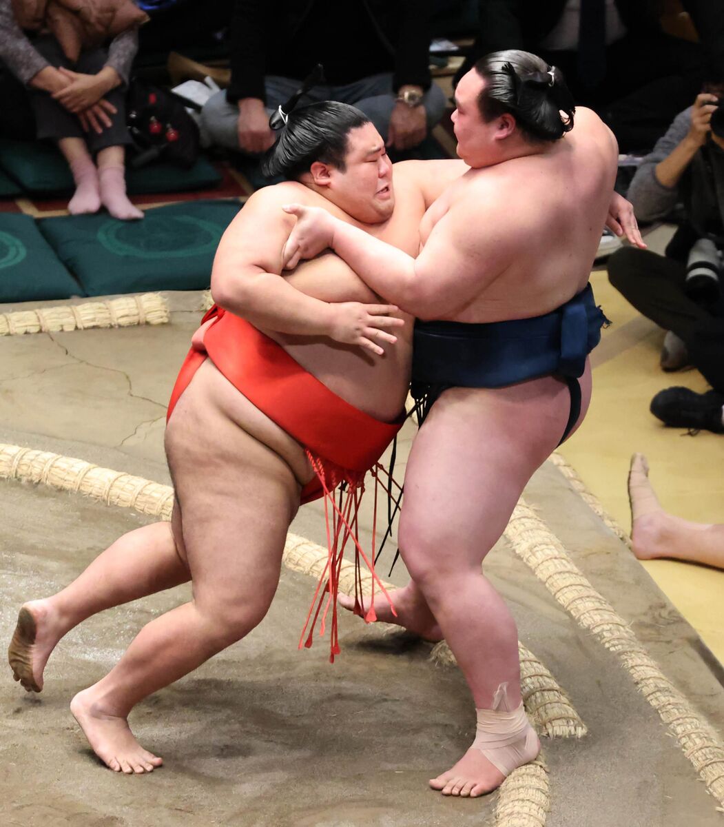 十両・嘉陽、中高大、二所ノ関部屋の同級生・白熊に快勝「やられて嫌なことはお互いにわかっている」