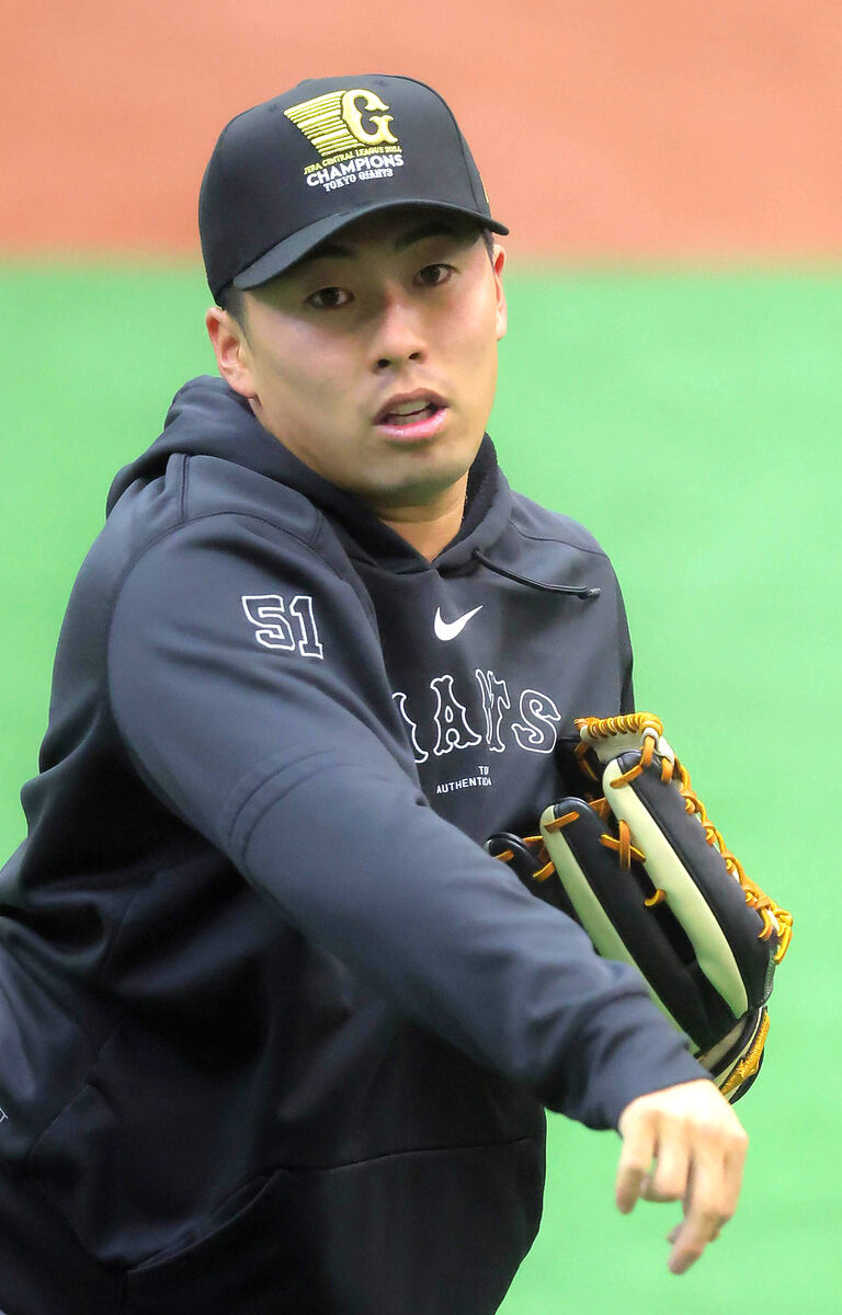 イチロー氏の背番５１選んだ巨人２０歳が再会誓う「もっと上へ」　高校時代指導受け昨年は合同トレ