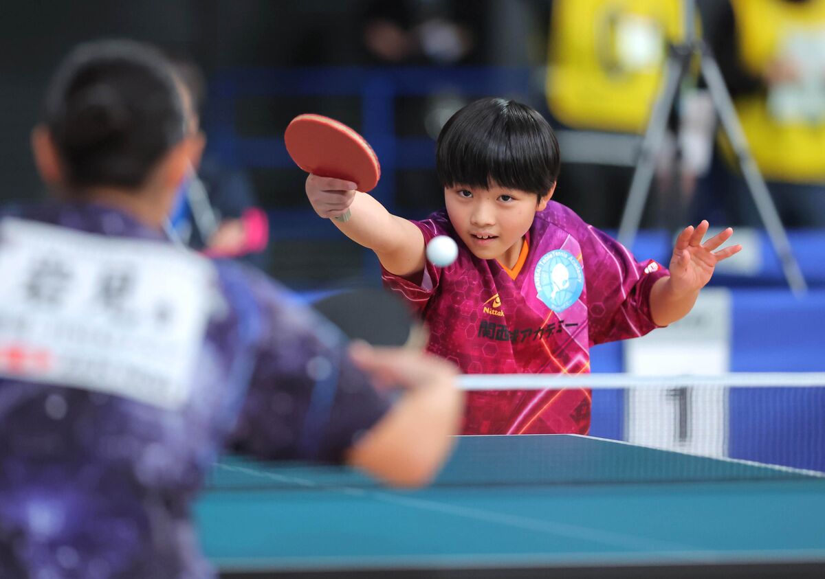 【全日本卓球】初出場の１０歳・庄司心都奈　中学２年生に惜敗「次はもっと自分で攻められるように」…ジュニア女子