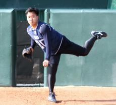 【ヤクルト】ドラフト３位左腕・荘司宏太がブルペン入り「アピールしなくてはいけない」