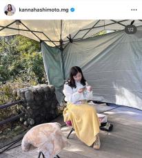 橋本環奈、朝ドラオフショット　カメラに気付いた視線に「上目遣いにキュン」「こっち見てるの可愛い」の声