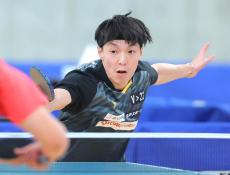 【卓球全日本】３５歳・松平賢二、７年ぶりの１６強　６回戦は負傷棄権も「１００％を出せた」