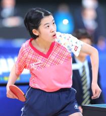 【卓球全日本】ジュニア女子準Ｖ・面手凛、張本美和→早田ひなと貴重な２連戦を経て「少し成長したと感じた」