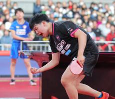 原動力は「二度と行きたくない」　パリ五輪補欠・松島輝空が張本ら代表選手を連破して優勝　