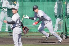 【巨人】荒巻悠がシート打撃で“プロ初安打”「自信にしていきたい」快投の石川達也から中前打