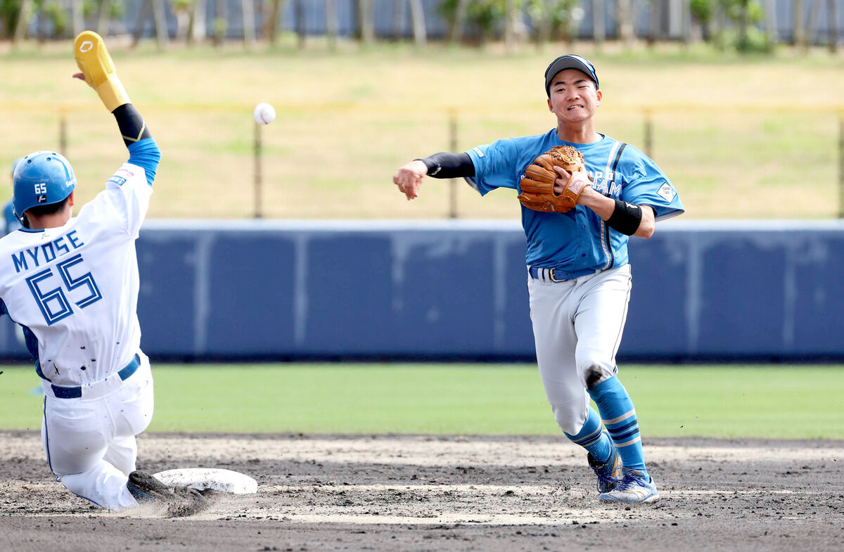 【日本ハム】ドラフト５位の山県秀が「守」役に名乗り…紅白戦でのアピールに新庄監督「レギュラーを取るチャンス出てくる」