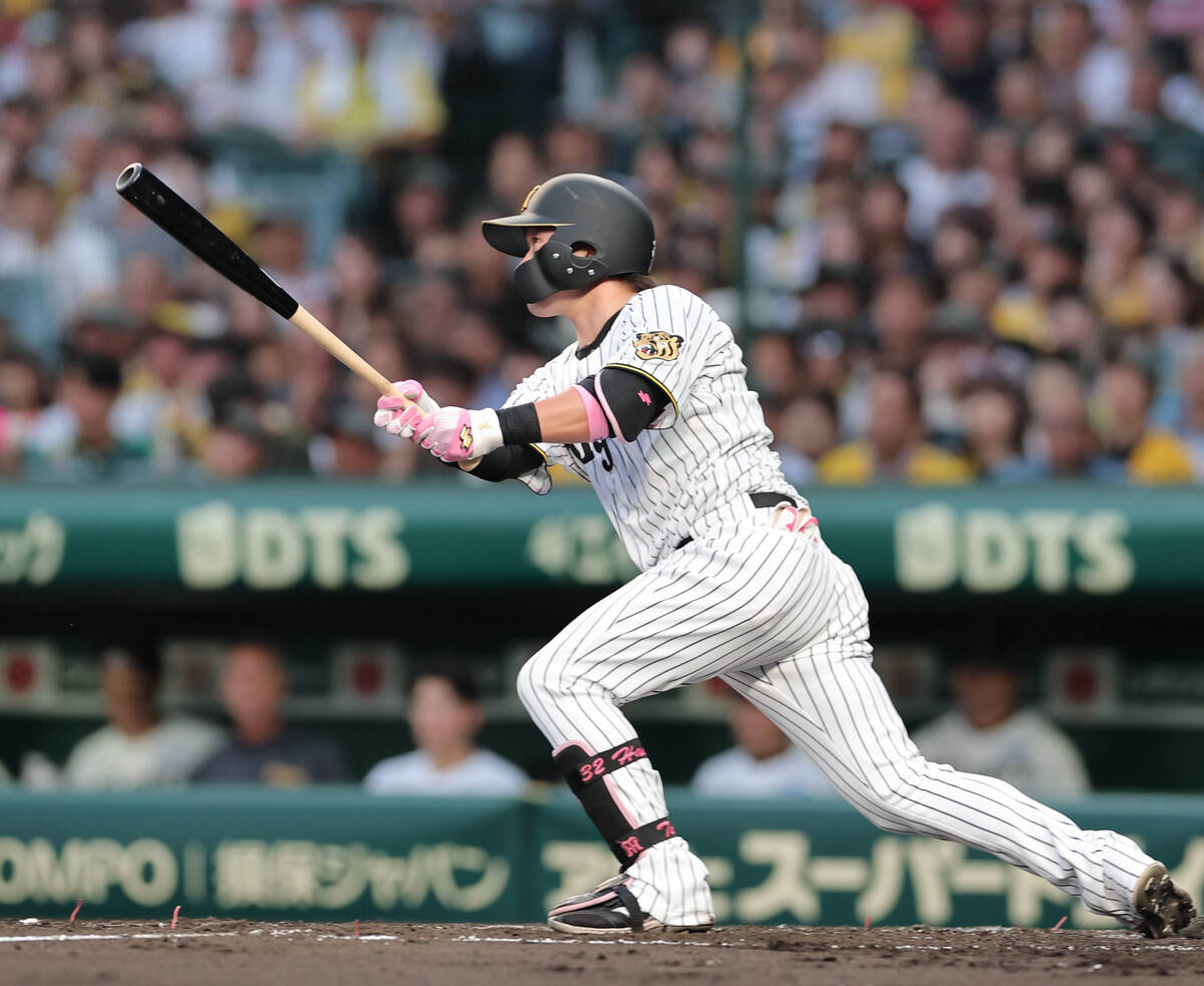 阪神】浜田太貴が古巣から移籍後初安打！1軍復帰即「7番・左翼」で