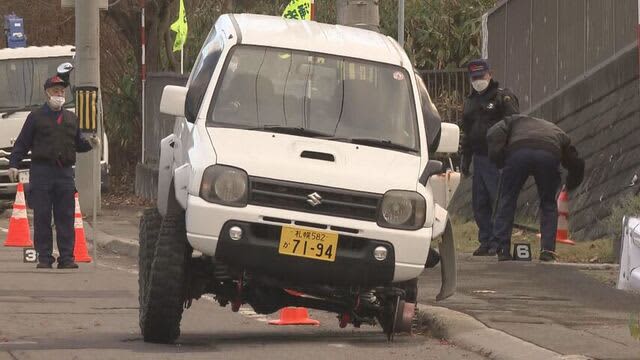 タイヤ直撃で4歳女児重体　車の所有者の男を過失運転致傷などで逮捕　運転手以外で全国初か　札幌