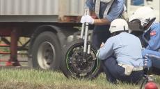 74歳の男逮捕「不注意で事故を起こした」トラックと衝突　オートバイの24歳男性死亡　北海道・石狩市