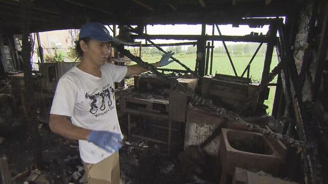 「今まで以上に踏ん張って...」7月に火事…店には大きな傷跡　営業再開への思い　名水うどん野々傘 京極町