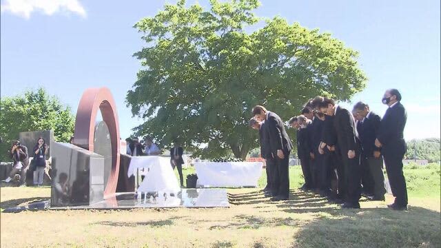 復興はまだ道半ば　北海道・胆振東部地震で多くの犠牲者出た厚真町　献花台に町民ら花手向ける