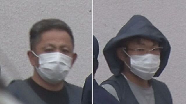 住宅敷地内の車3台をクレーン付きトラックで釣りあげ…　窃盗の疑いで男2人逮捕・送検　苫小牧市