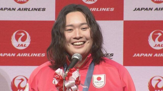 「また金メダルをとれるように…」　パリ五輪 陸上女子やり投げ金メダルの北口榛花選手が札幌市で報告会