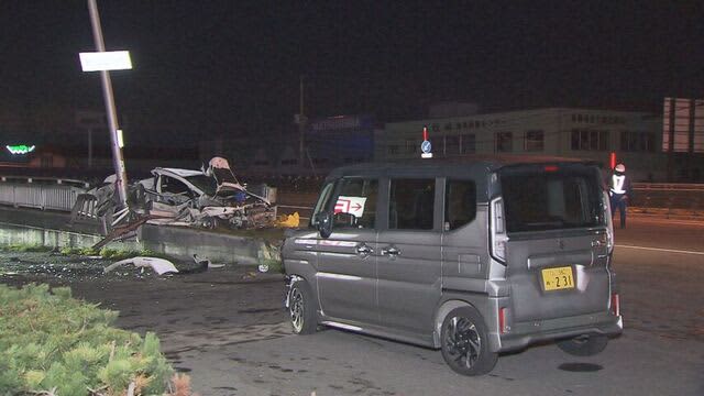 北海道・旭川で死亡事故　軽乗用車と乗用車が衝突　乗用車の20代男性が死亡