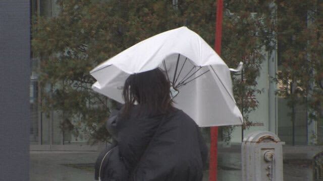 低気圧発達しながら北上　道内で激しい雨　風も強く札幌で最大瞬間風速17.5m観測