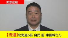 【開票速報】北海道6区 自民 前・東国幹さん　当選