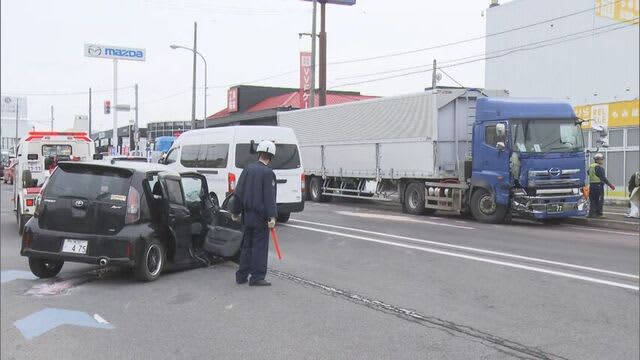 札幌市清田区の国道で乗用車とトレーラーが正面衝突…乗用車の男性が意識もうろうの状態で病院搬送