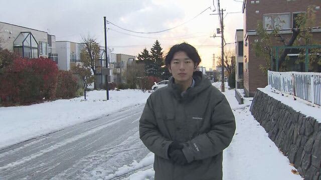 「シャーベット状態の雪に足を取られ…」札幌市手稲区の住宅街とJR札幌駅前から中継（7日午後4時ごろ）